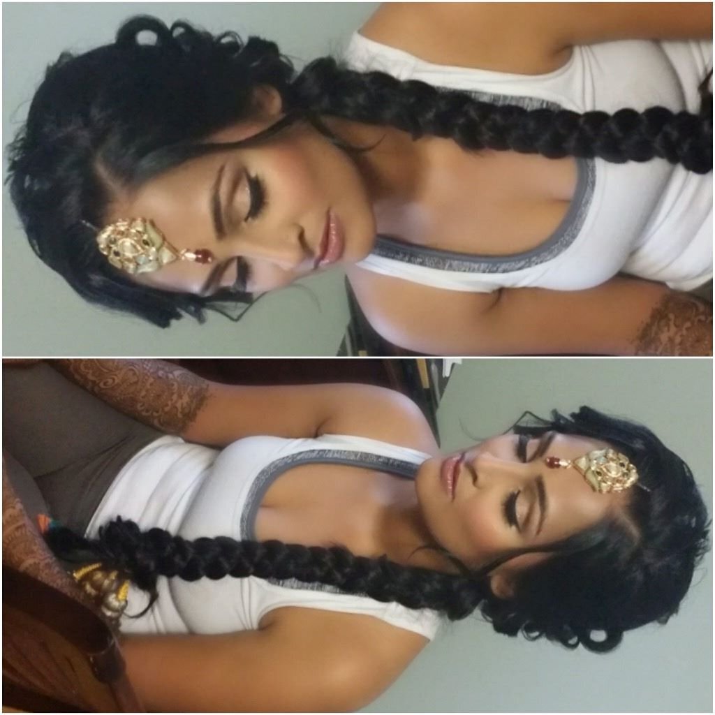 Indian bridal makeup team assisting brides in Ottawa Toronto Montreal