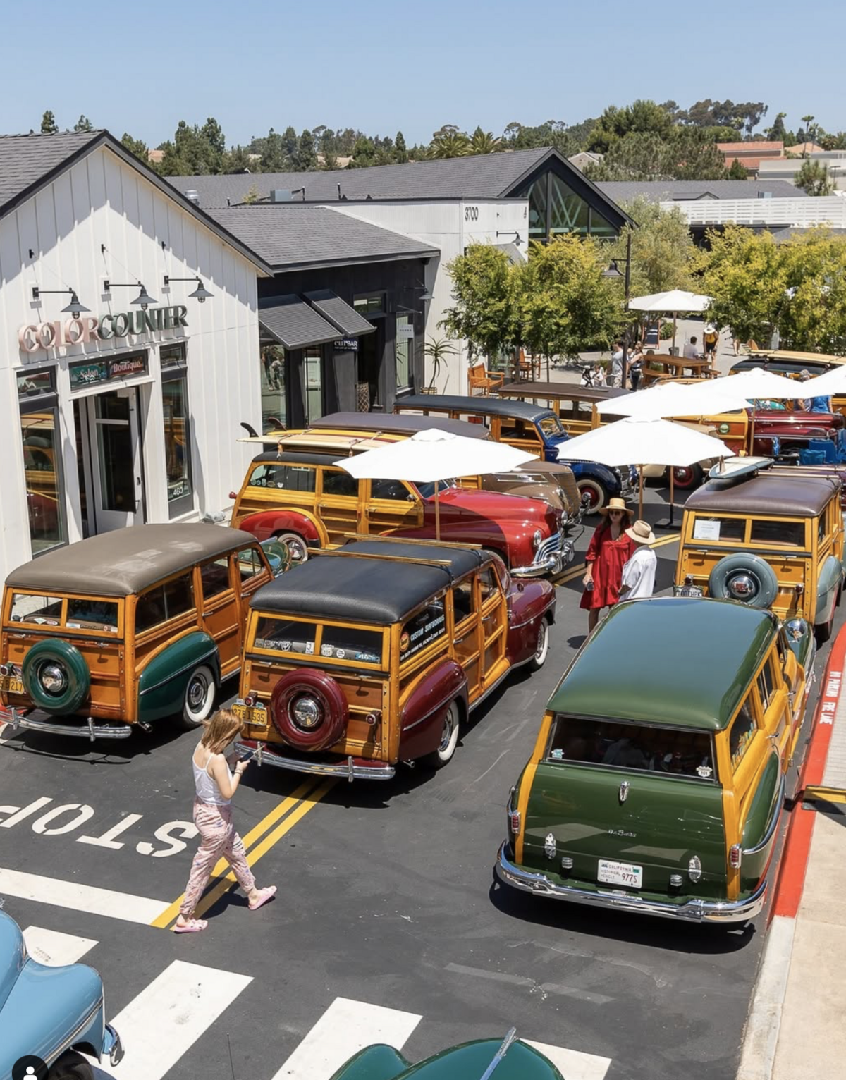 An event with antique cars