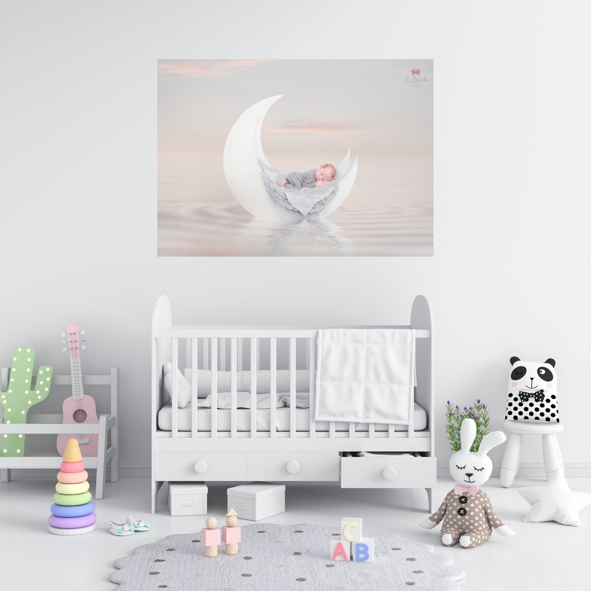 newborn wall art for nursery