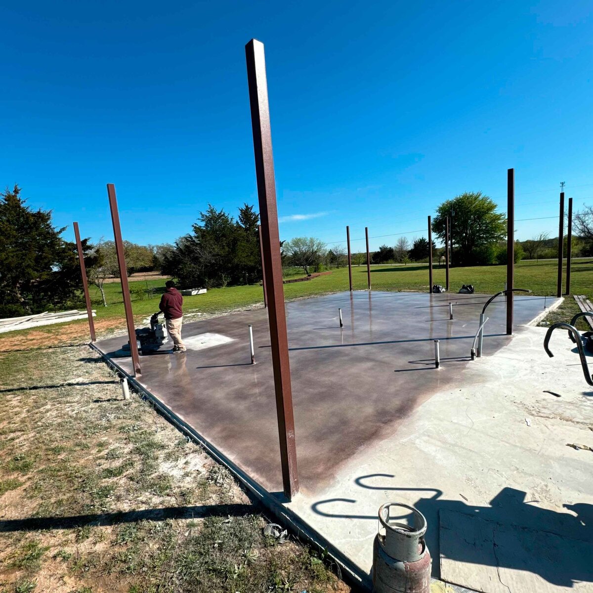 Durable Residential Concrete Floors in DFW showcasing high-quality, long-lasting polished concrete floors in a residential setting, highlighting the expertise and durability of concrete flooring solutions in the Dallas-Fort Worth area.
