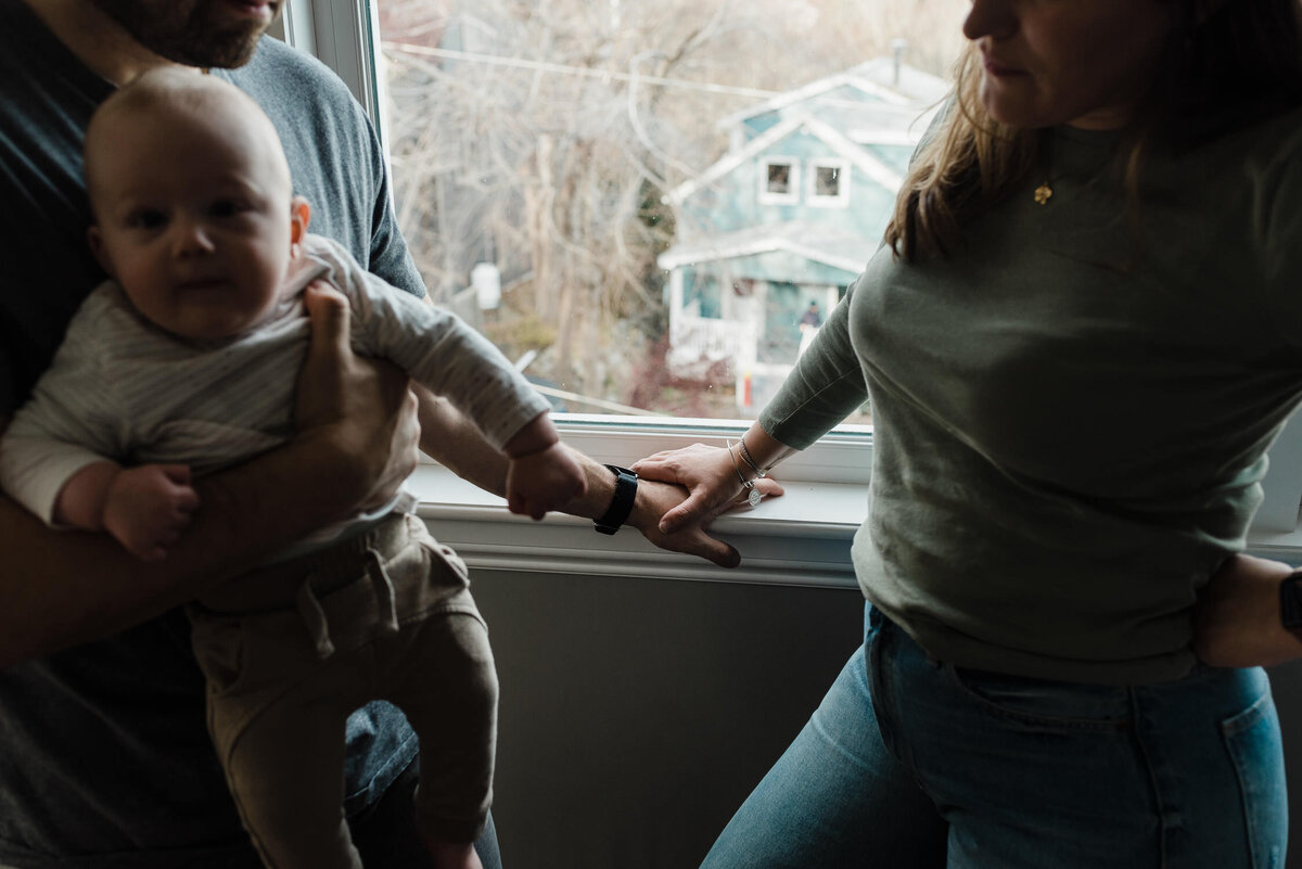 In-home family photography session in Halifax, Nova Scotia.