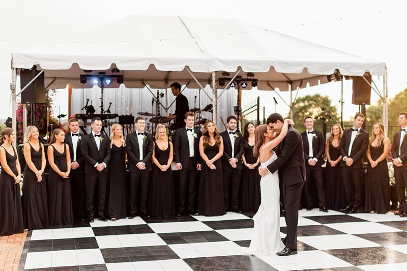 Classic Wedding at City Church of Evansville with Reception at ECC225