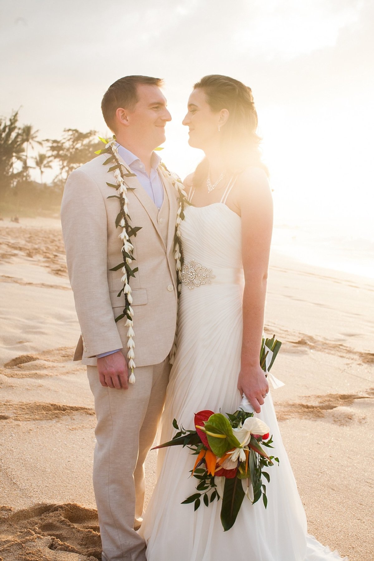 Sunset Beach Oahu Hawaii Wedding_108
