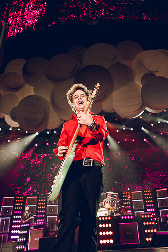 Green Day at their headlining show at Wrigley Field for Substream Magazine