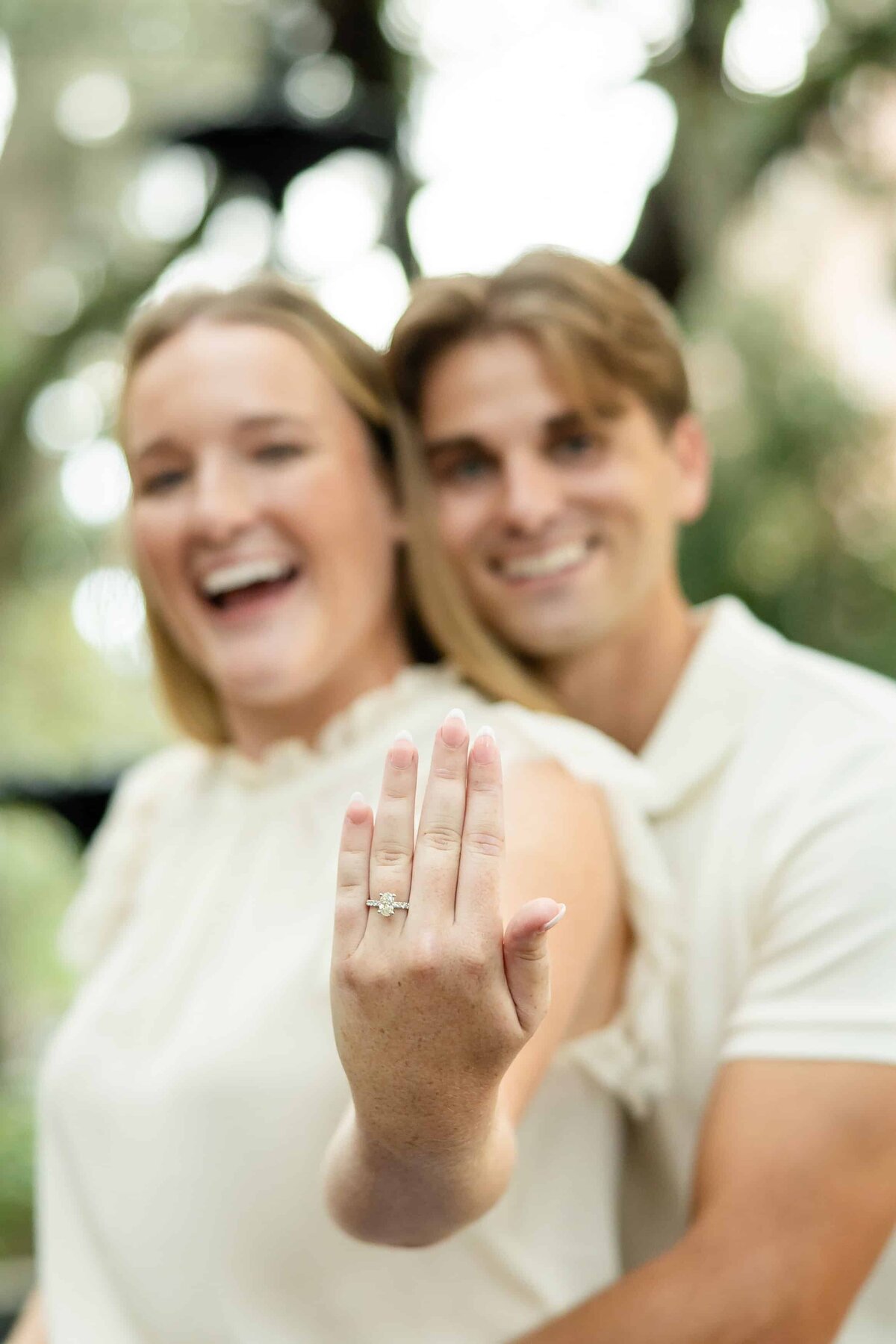 Proposal Photography at Lafayette Square, Savannah GA