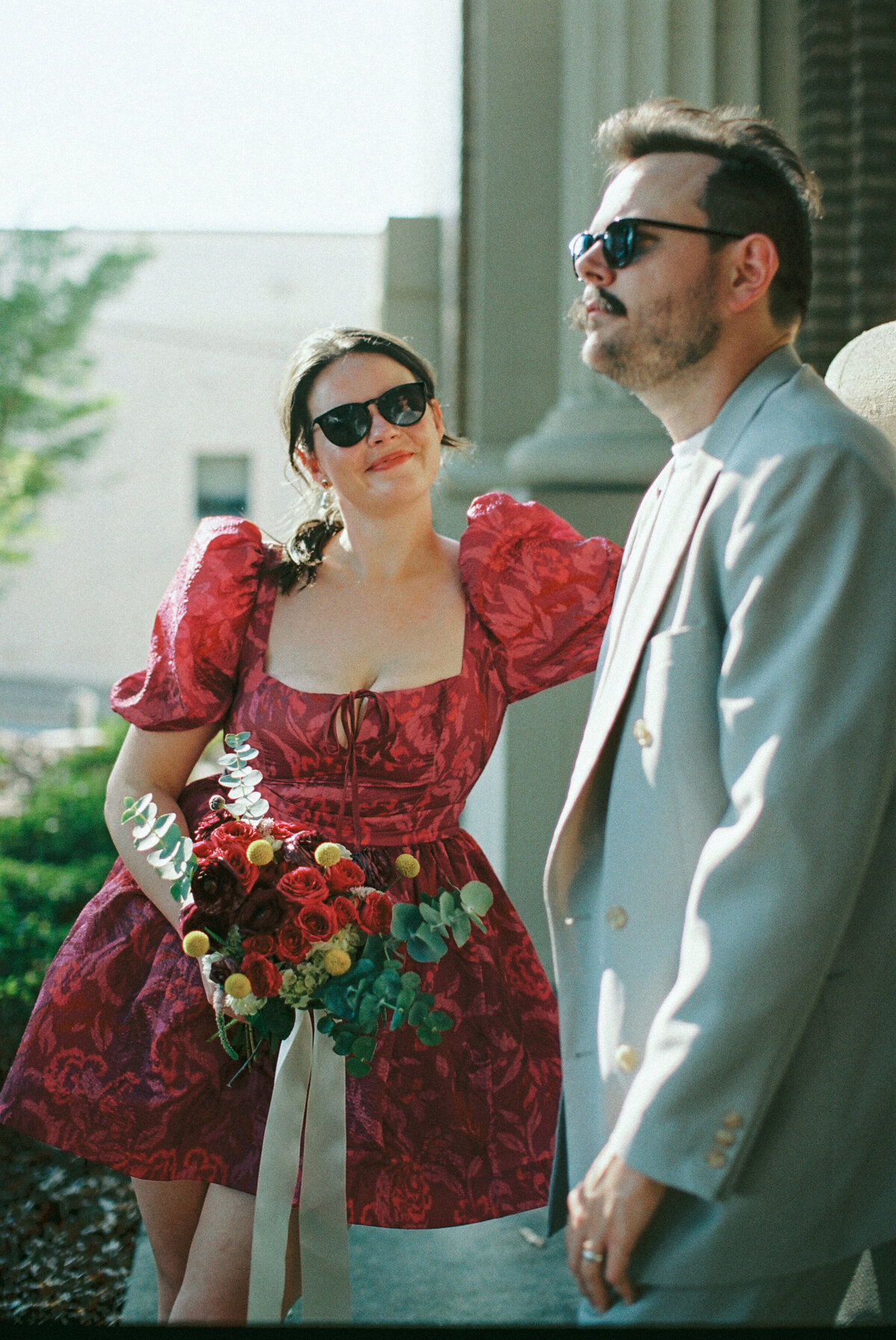 Arkansas state capital building editorial elopement photos