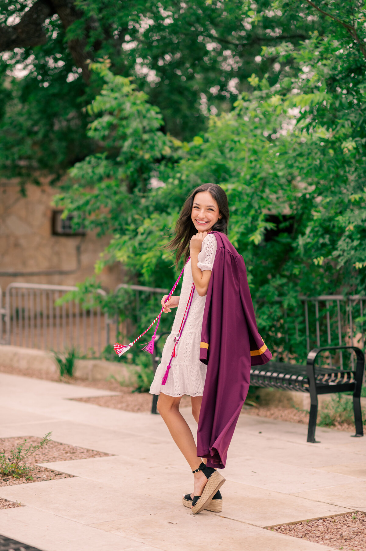 DSHS Senior Portrait. Photo taken by Dripping Springs Texas based Lydia Teague Photography.