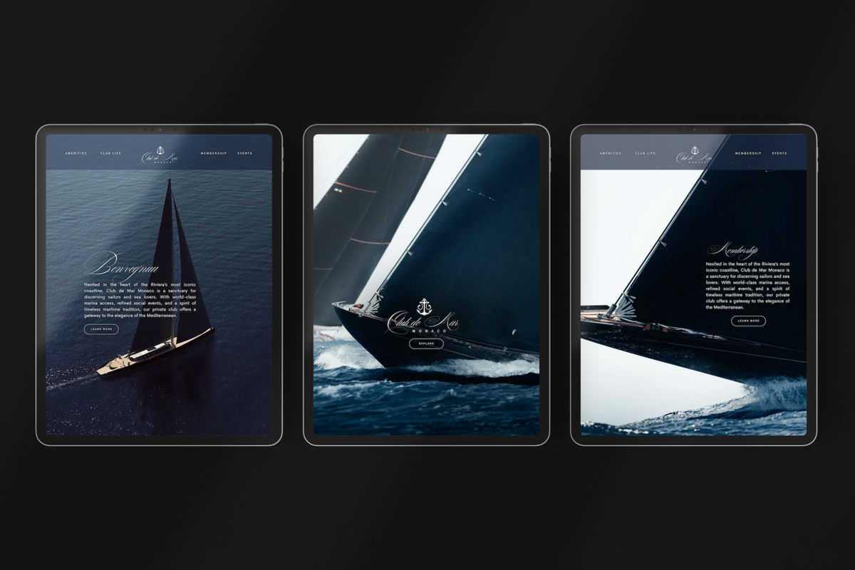 Sailing Club Website by Maddox Communications
