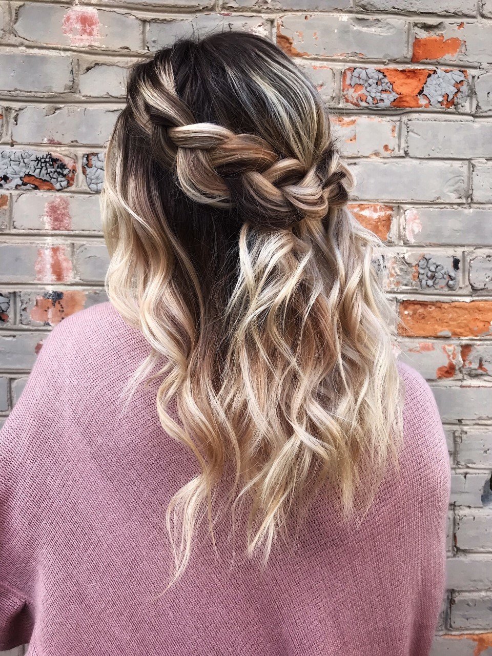 Blonde Balyage Braid