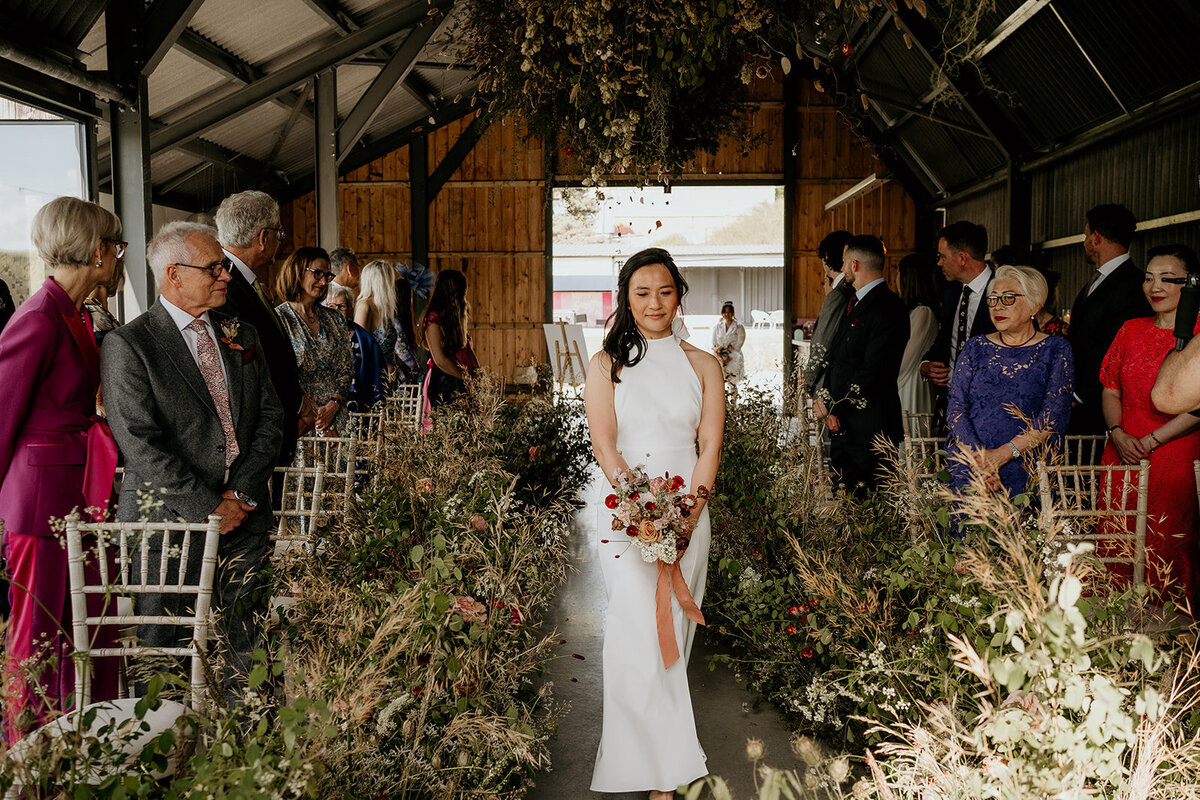 Luxury Floral Meadow Wedding at the Giraffe Shed (17)