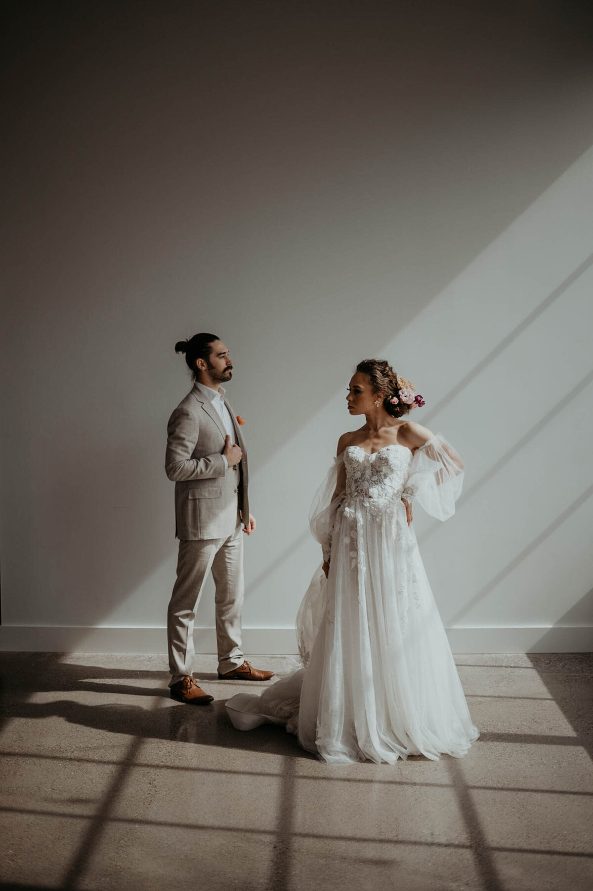 Intimate modern wedding The Whim MInneapolis MN