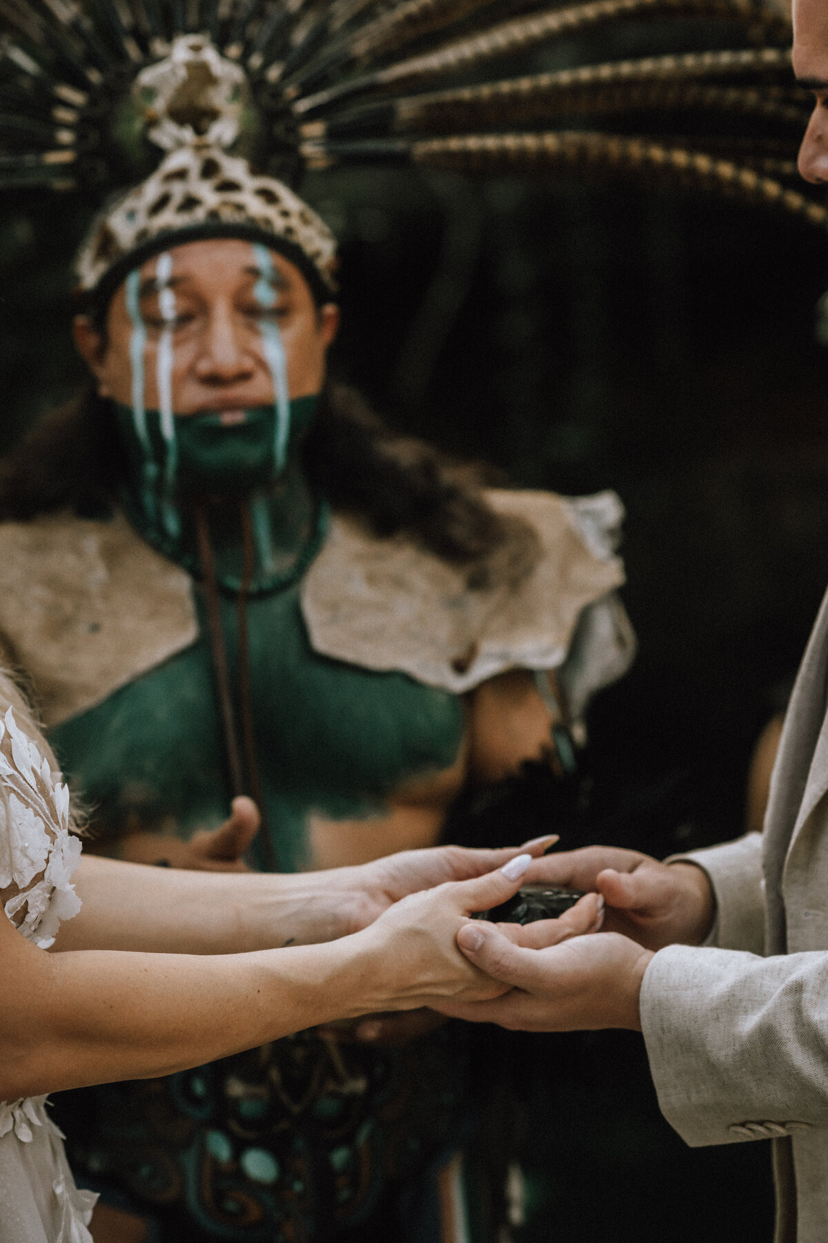 Mayan Wedding Ceremony at a Cenote in Tulum
