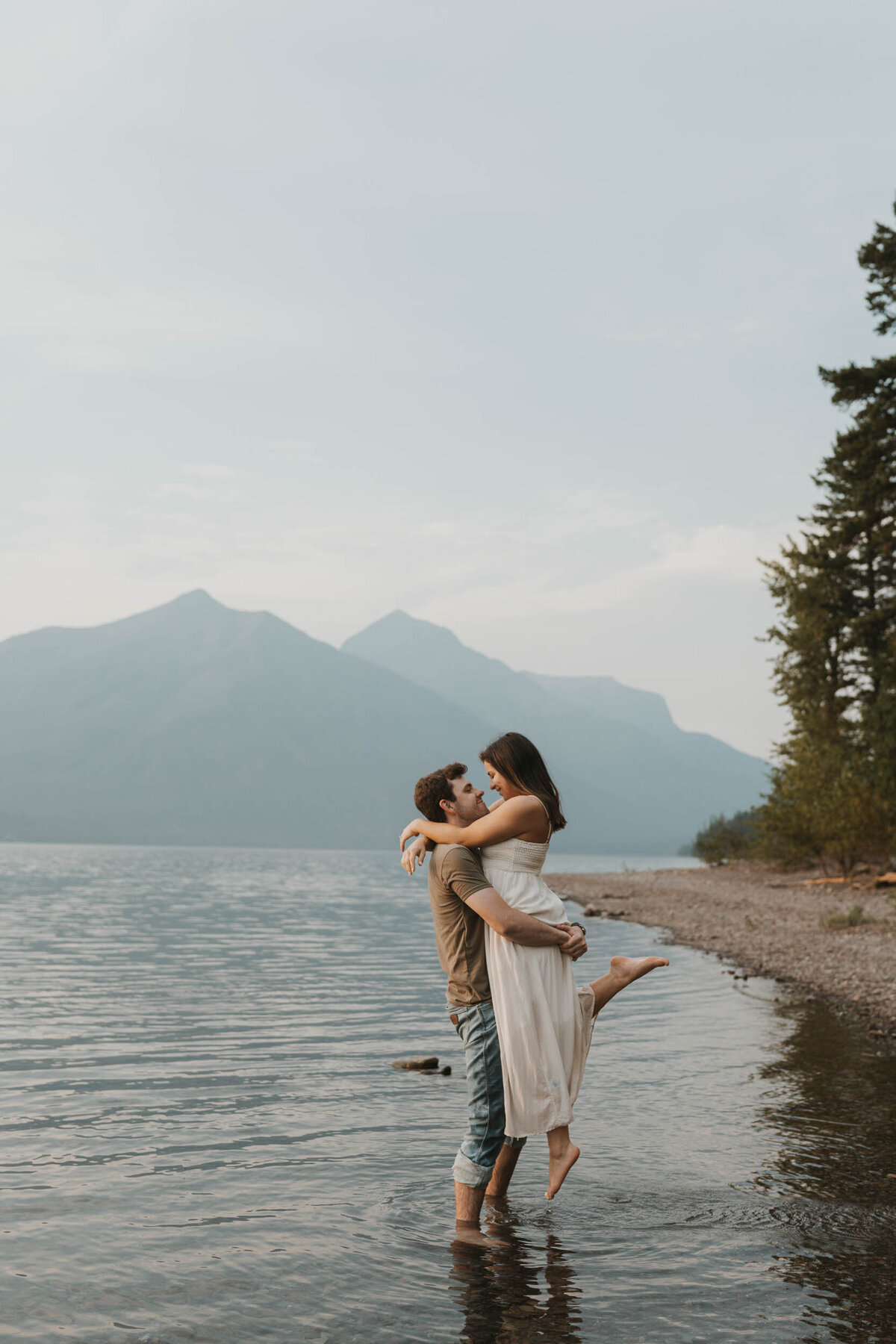Glacier National Park Engagement Photos