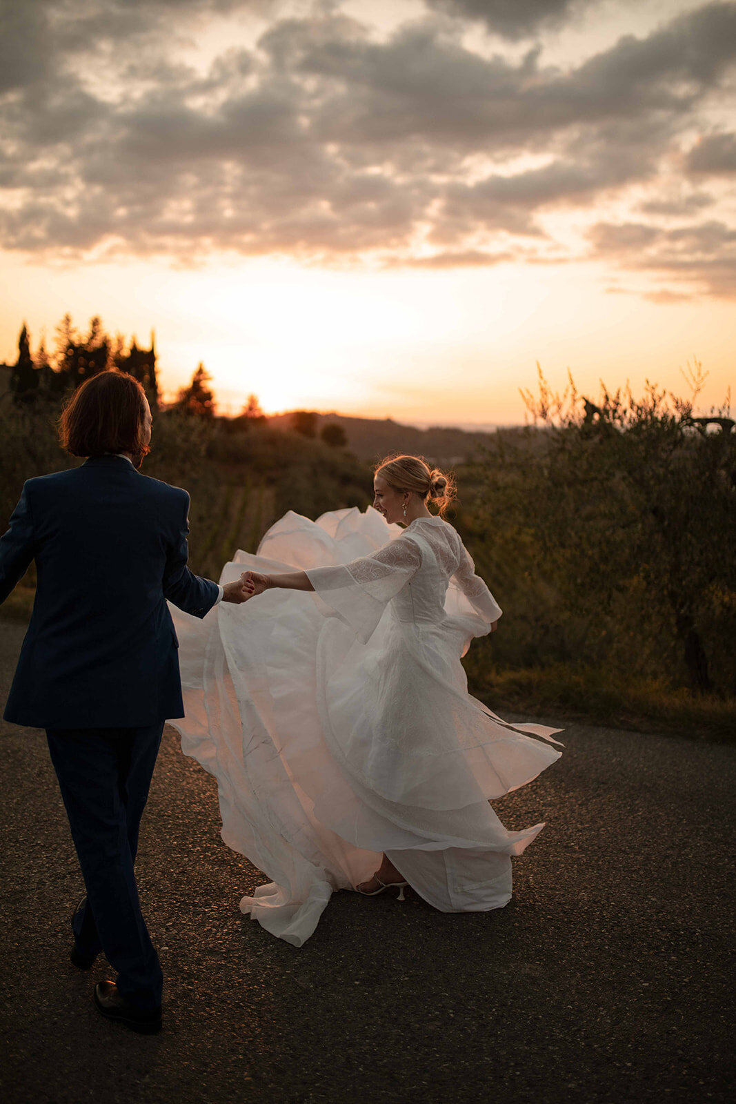 Golden hour photography in Tuscany
