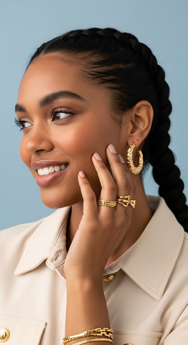 Elegant Jewelry Portrait