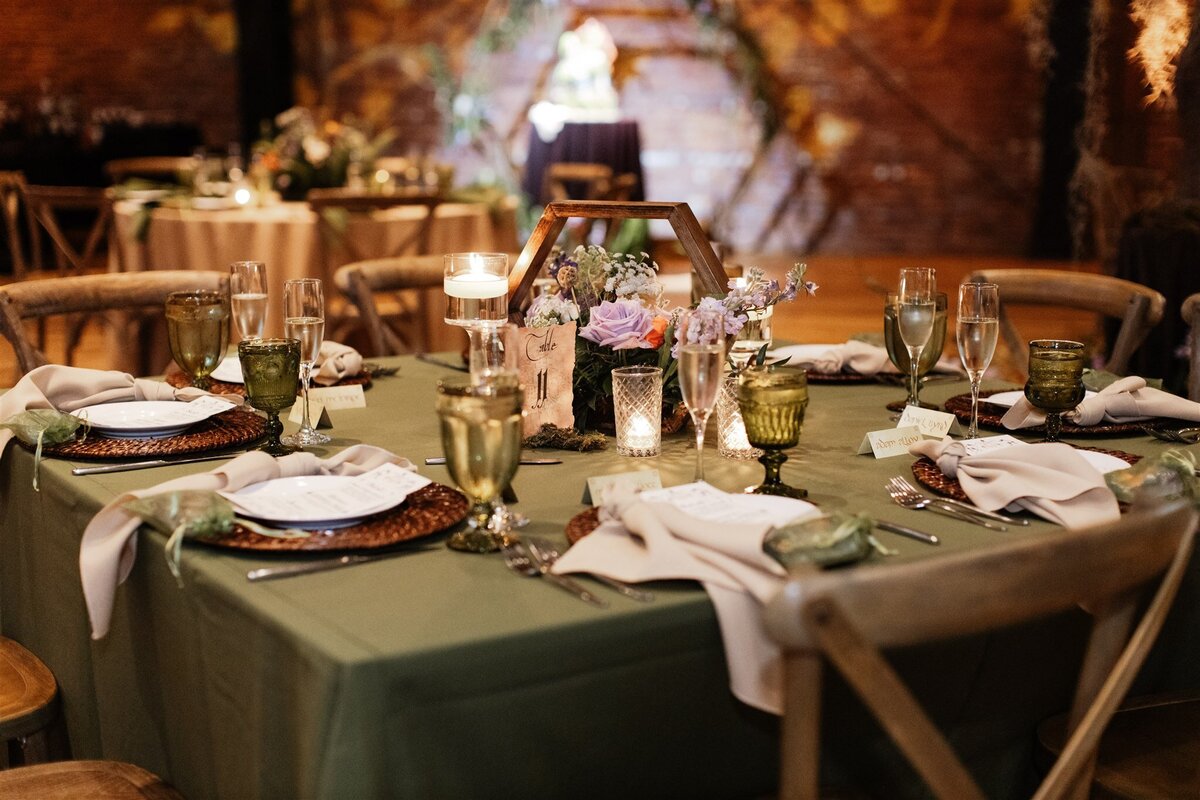 37 - Armature Works The Gathering Wedding Reception Guest Table - Tampa Bay Wedding Planner