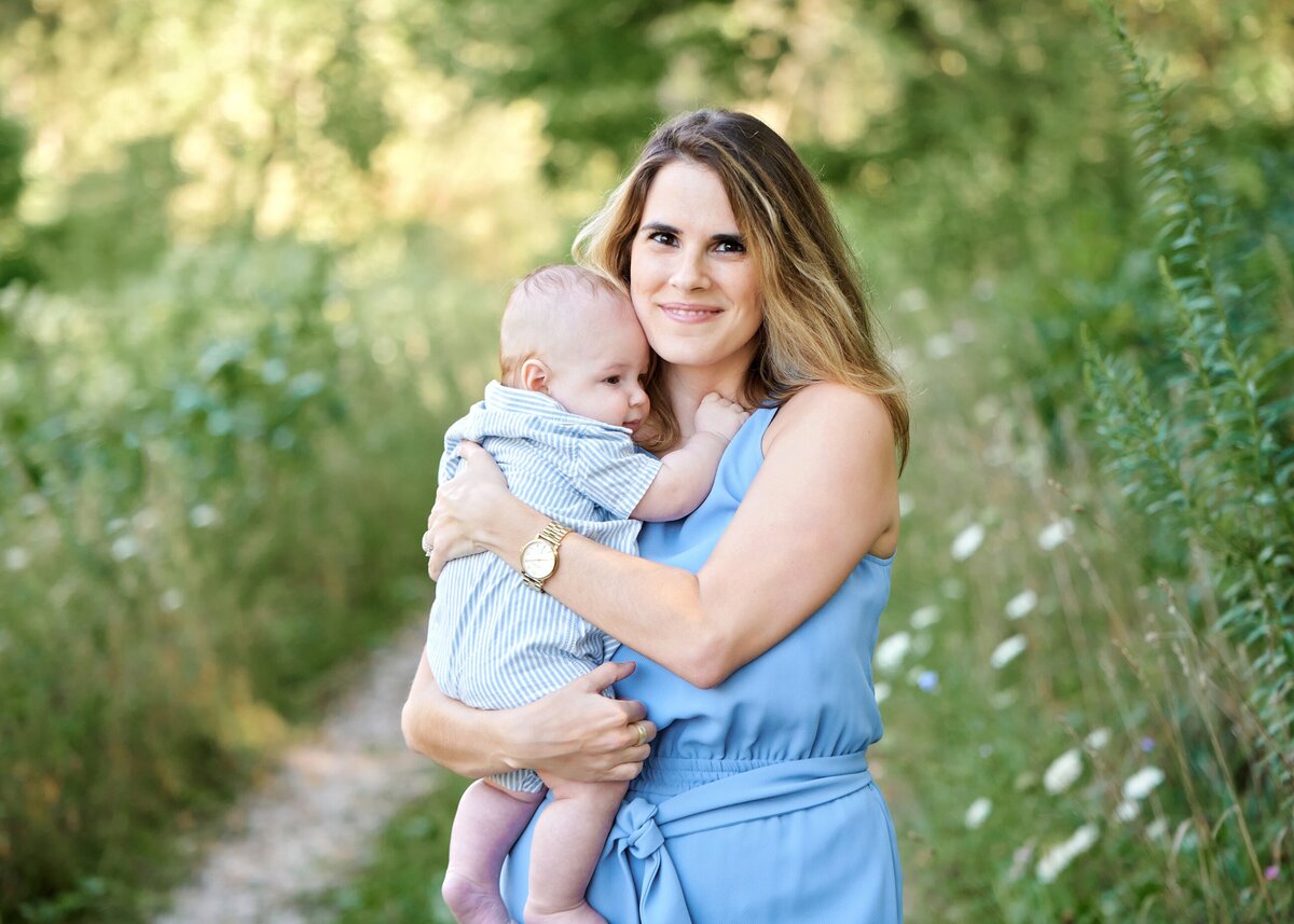 Mother Child Path in Field