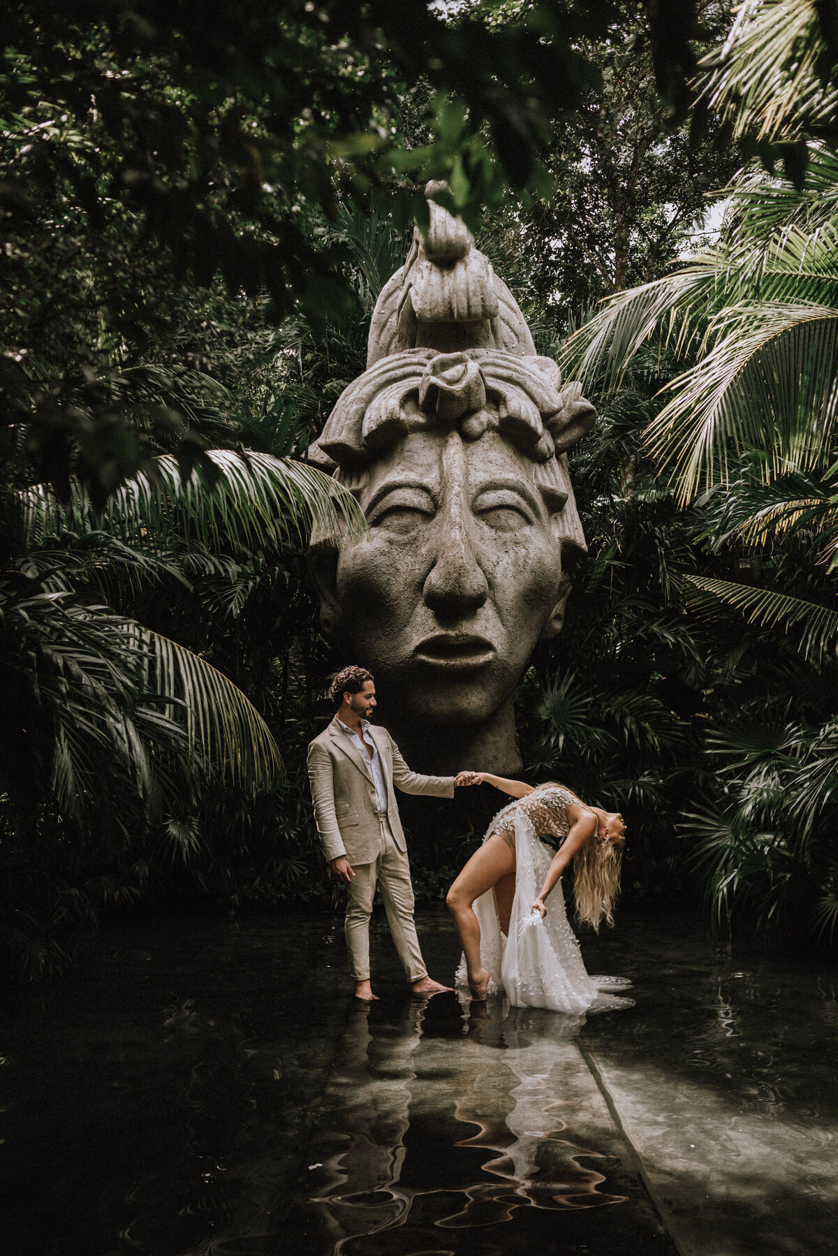 Mayan Wedding Ceremony at a Cenote in Tulum