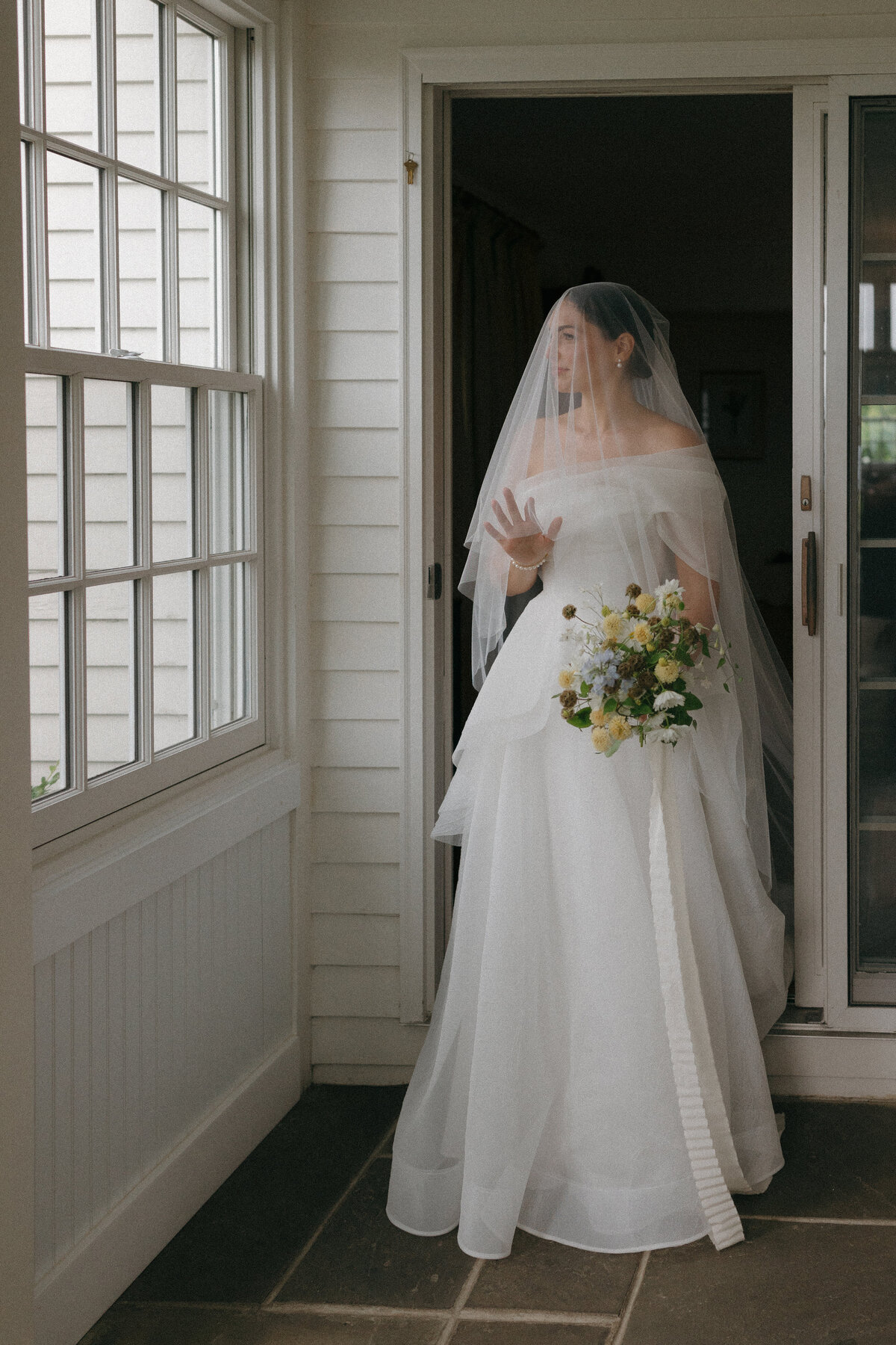 Captivating film photography demonstrating editorial excellence at Lion Rock Farm destination wedding. NYC photographer Lauren Alatriste captures fashion photography composition with authentic emotion, creating luxury wedding imagery that transcends traditional documentation.