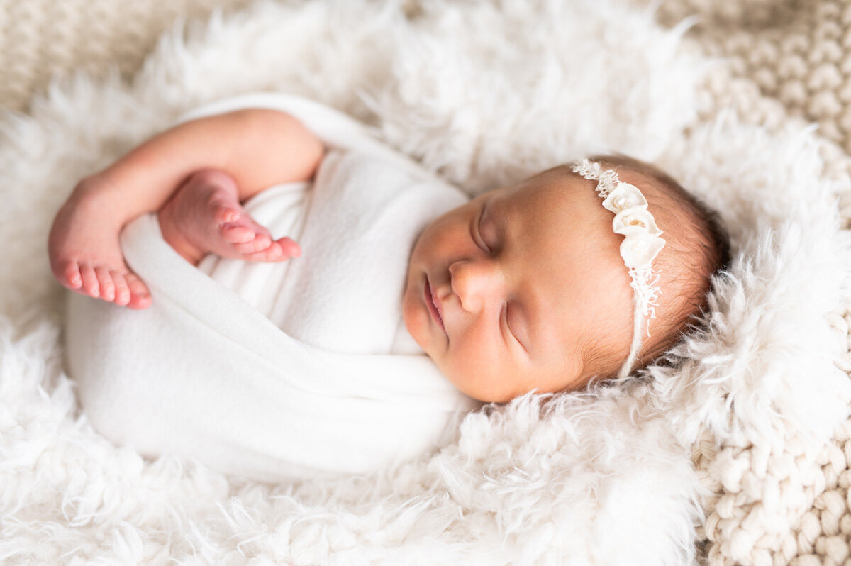 Newborn portrait session