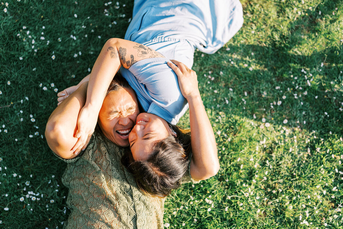 Backyard home couples session