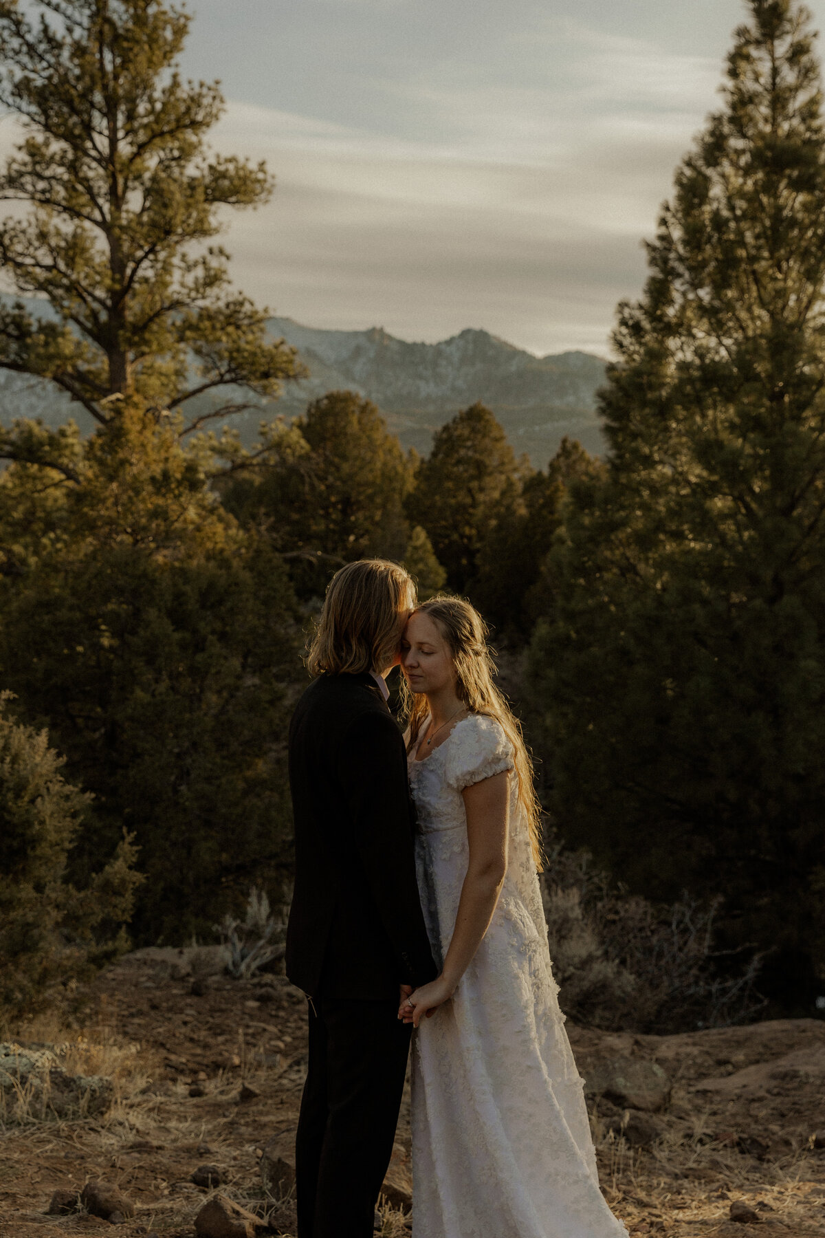 Calm Mountain Elopement Photos