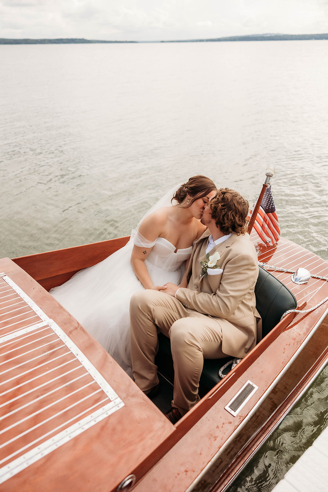 Red Pine Point Indian River Michigan Intimate Wedding Bride and Groom Portraits K. E. Rogers Photography-5