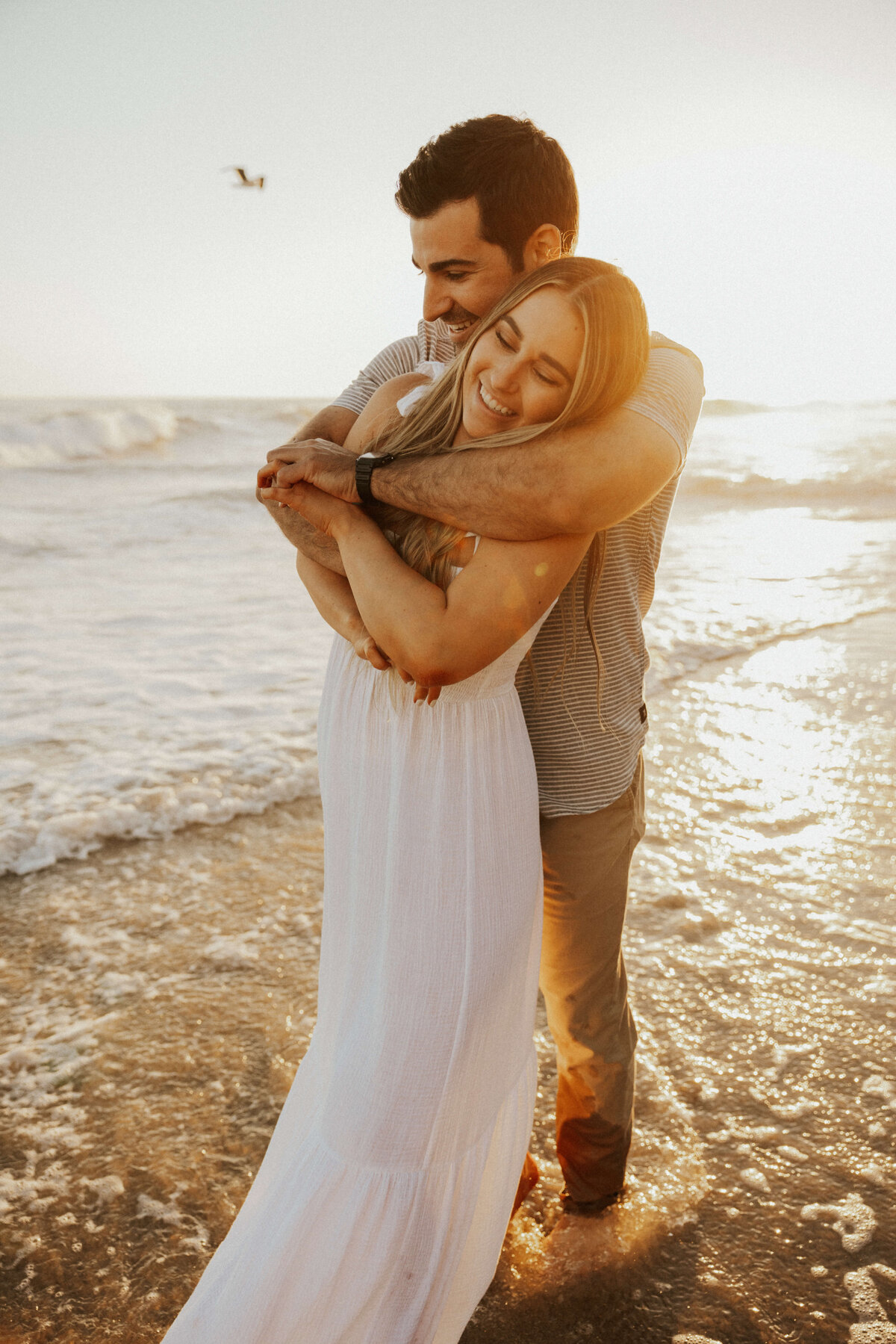 sunset-beach-couple-engagement-photoshoot