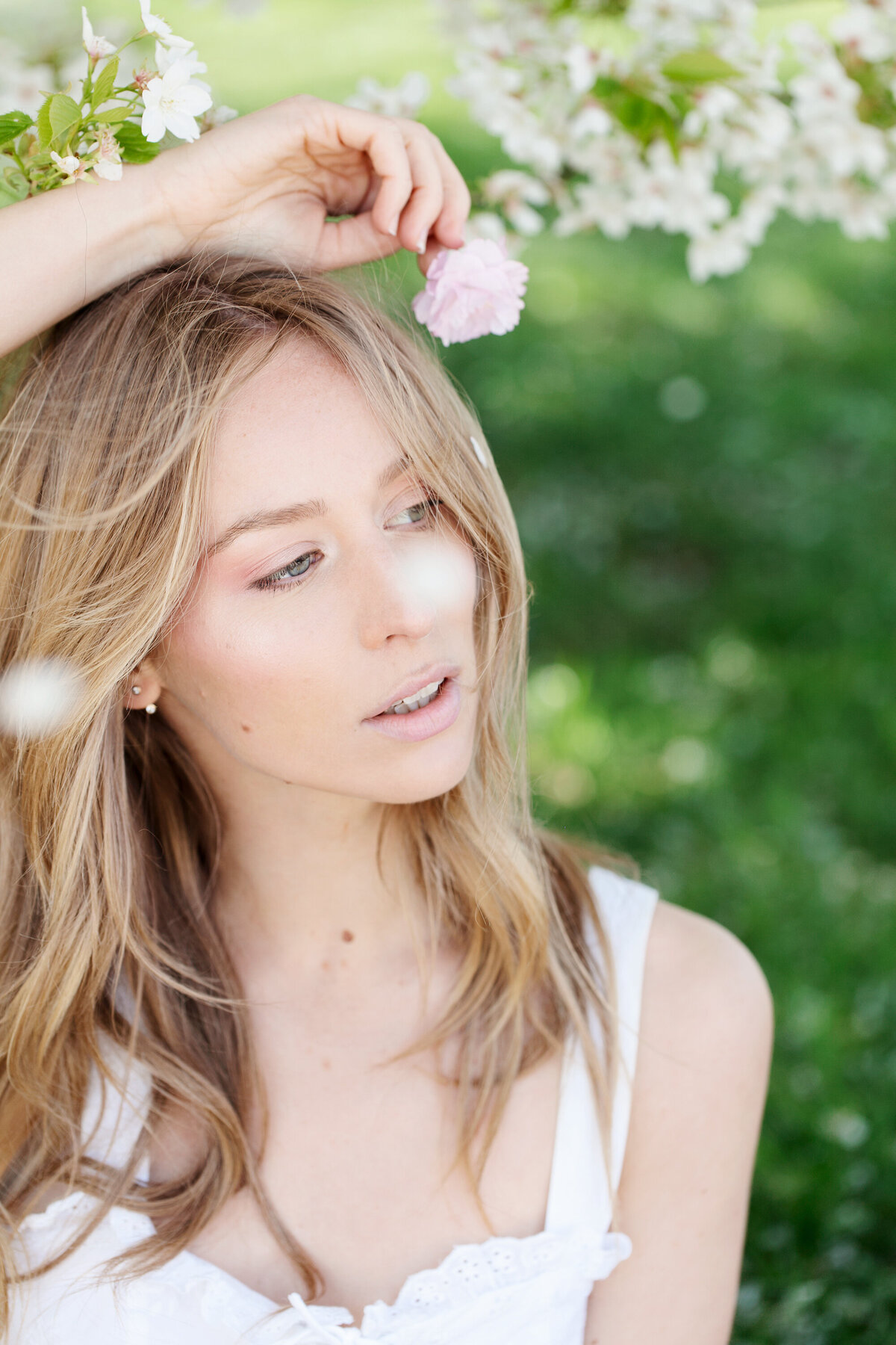 Trine Juel, hair and makeupartist Paris, shoot, glow makeup, cherry blossom _0509