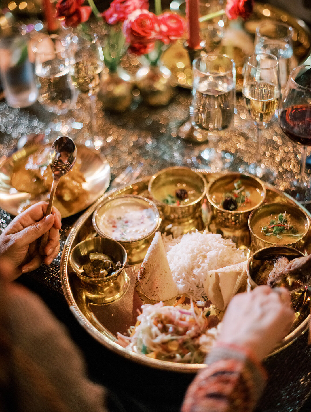 01 Rehearsal Dinner - Indian Sabyasachi Gown Wedding Miami by GoBella.com @gobelladesign  14