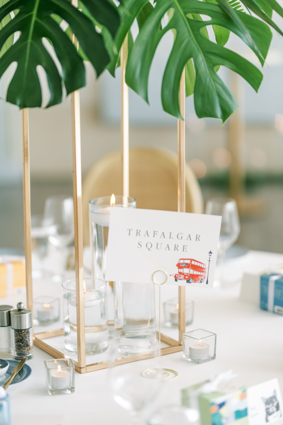 Tablescape at the pearle hotel details at the pearle hotel