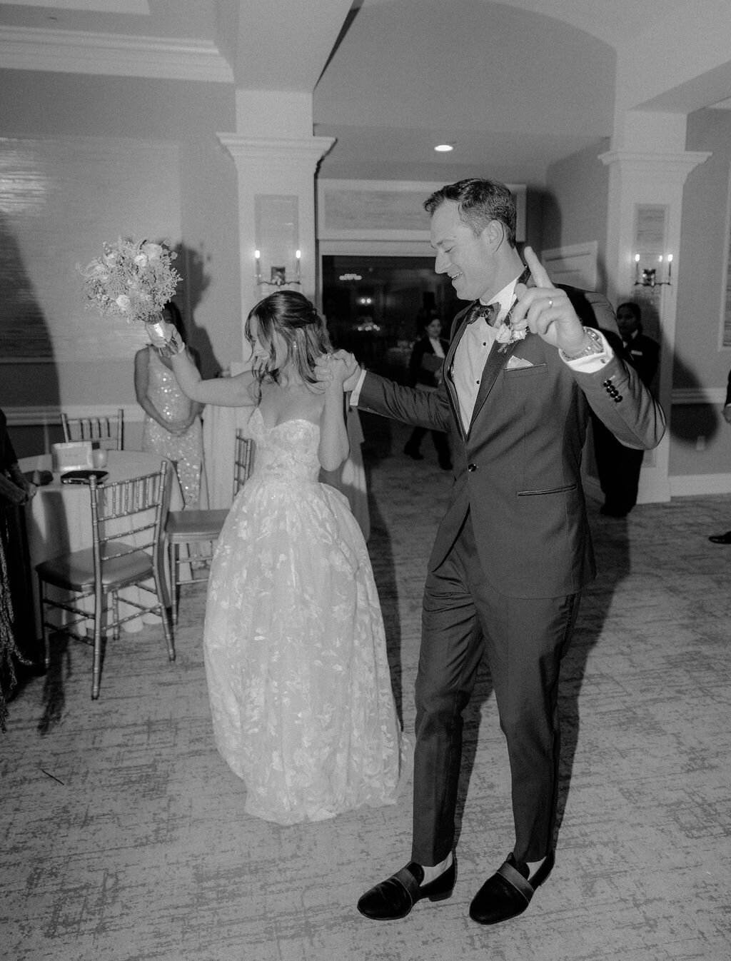 bride-groom-brooklake-reception-entrance