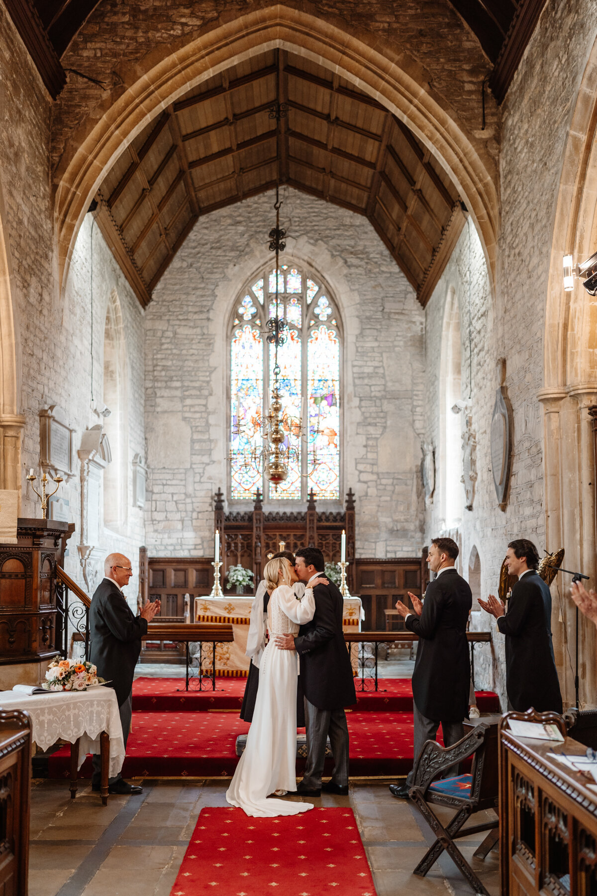 St. Mary's Church Wedding Ceremony in Marshfield - Hamswell House Wedding