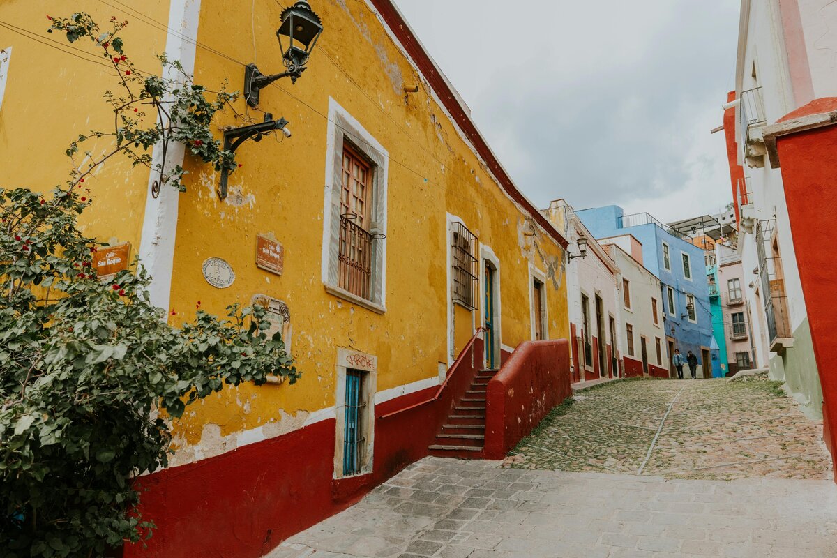 alley way colorful