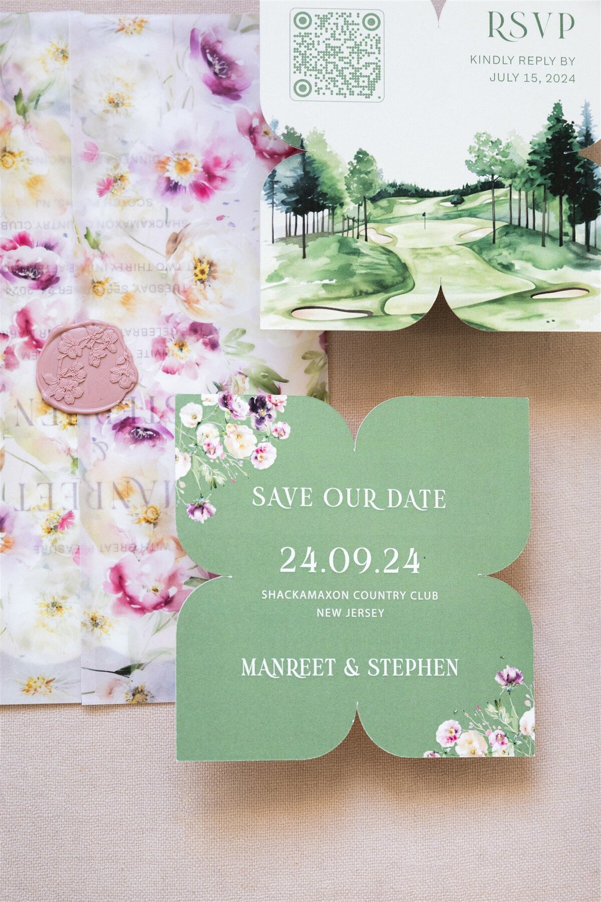 EC Style shoot wedding invitation 5