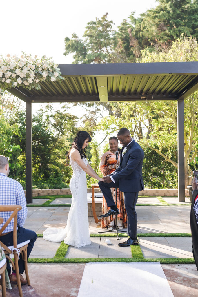 Bicultural Wedding - Stomping of the Glass