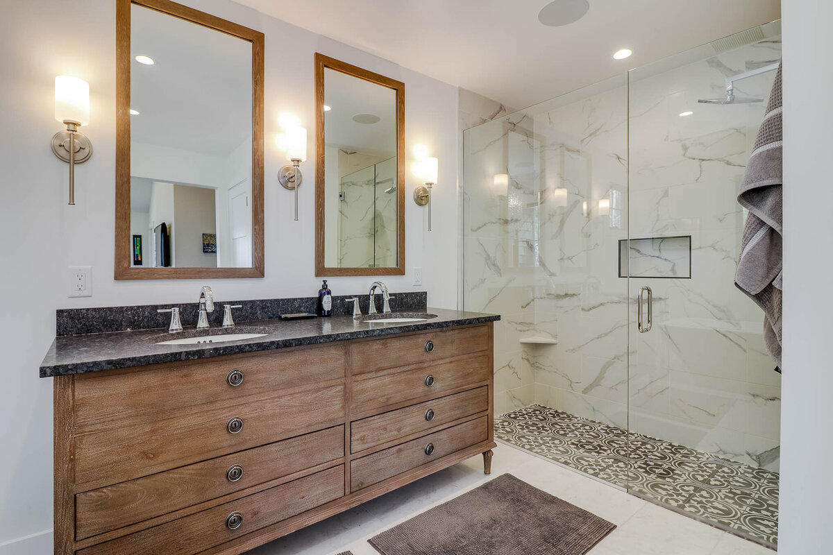Fennville Tiled Master Bathroom