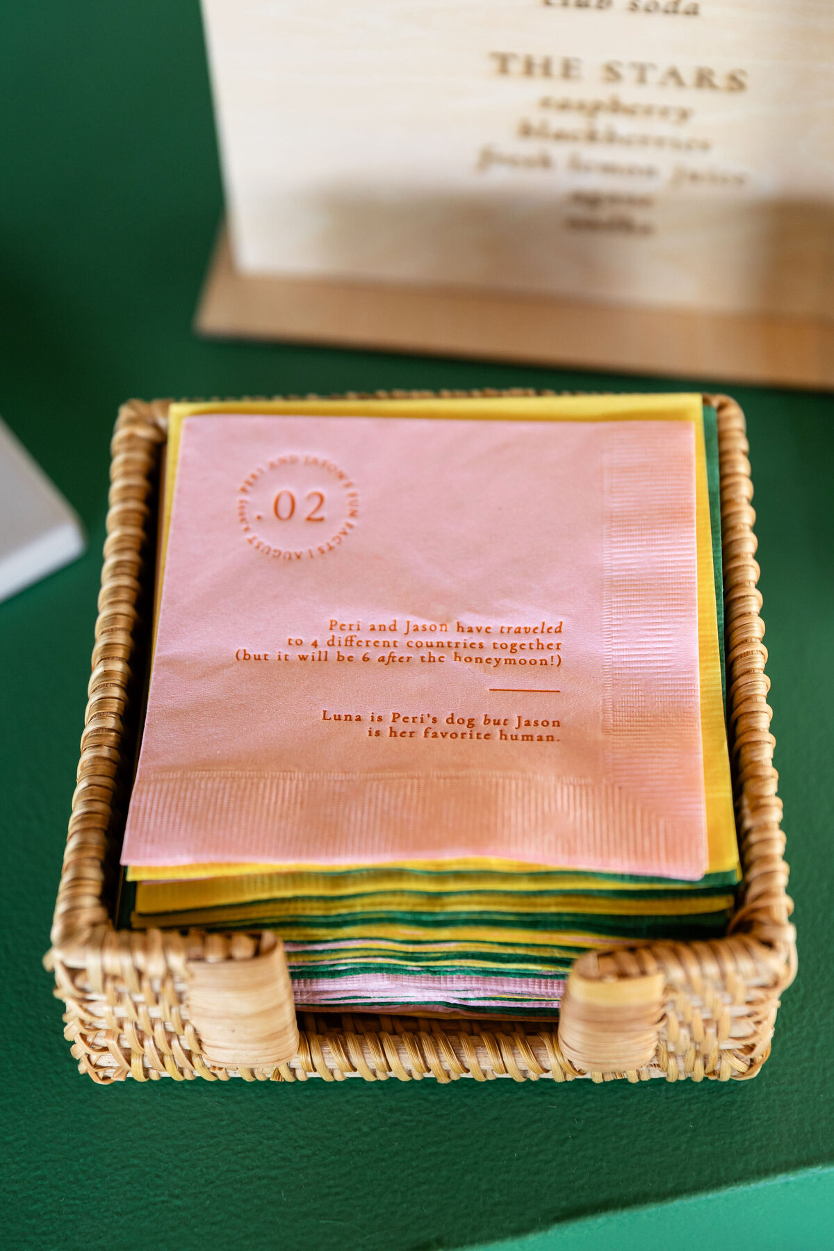 Custom Green Stement Bar - Verve Event Co. - Lake House on Canandaigua - Something Vintage Rentals (4)