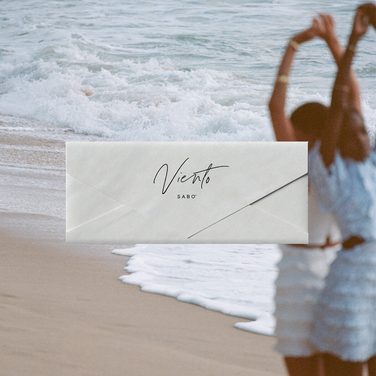 Envelope with Viento logo on top of Sabo image
