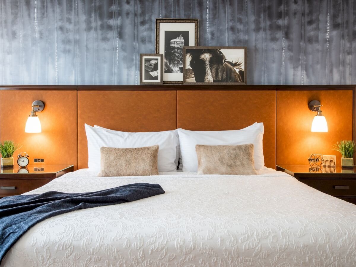 Luxury hotel room interior design
