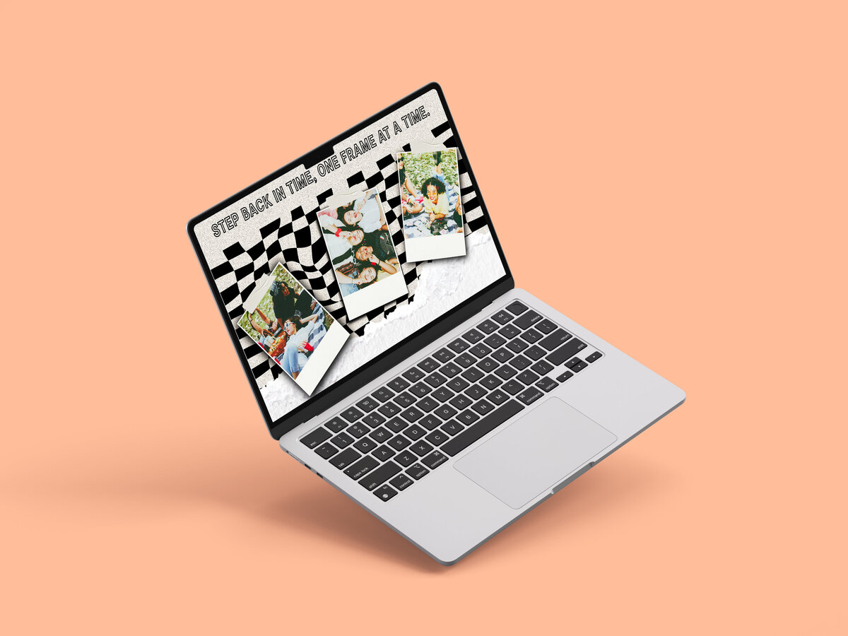 Flashback Foto Website Mockup