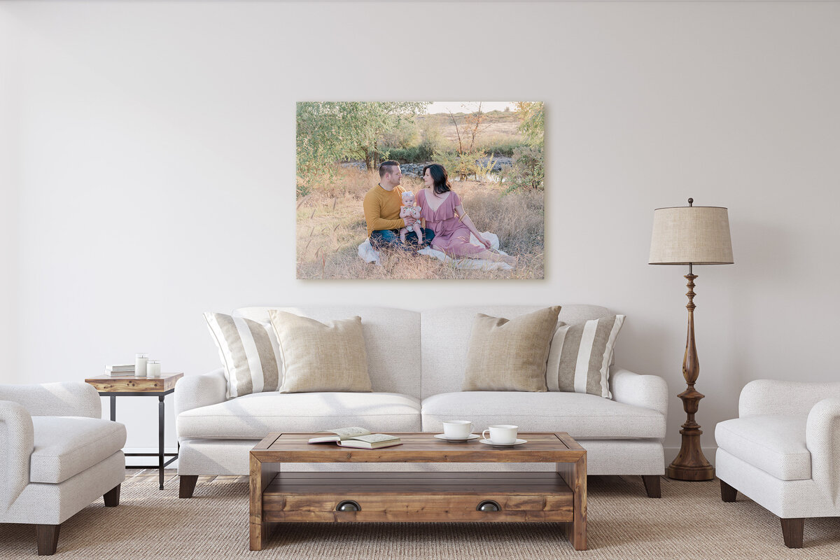 Living Room Family Canvas