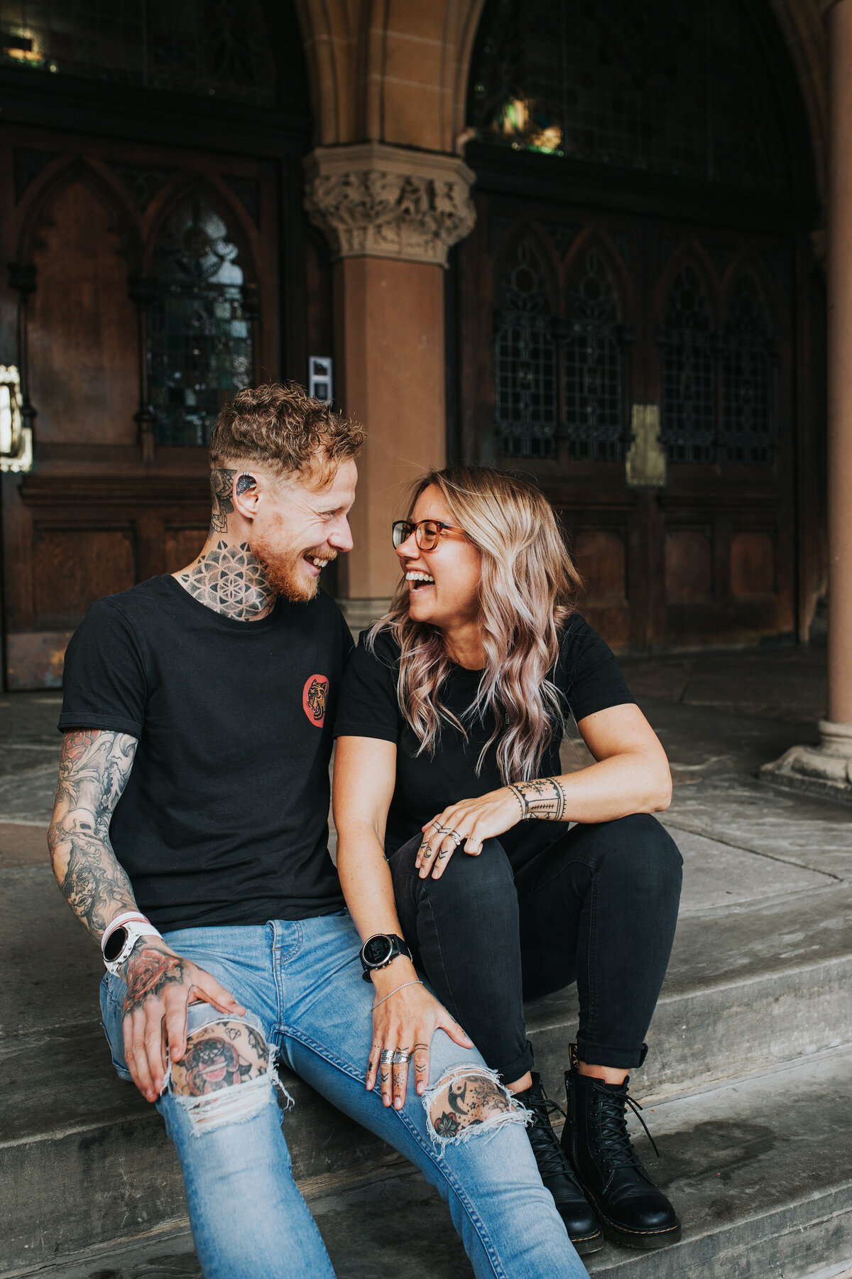 Alternative Engagement Shoot - Northampton Wedding Photography City Engagement Session (1)
