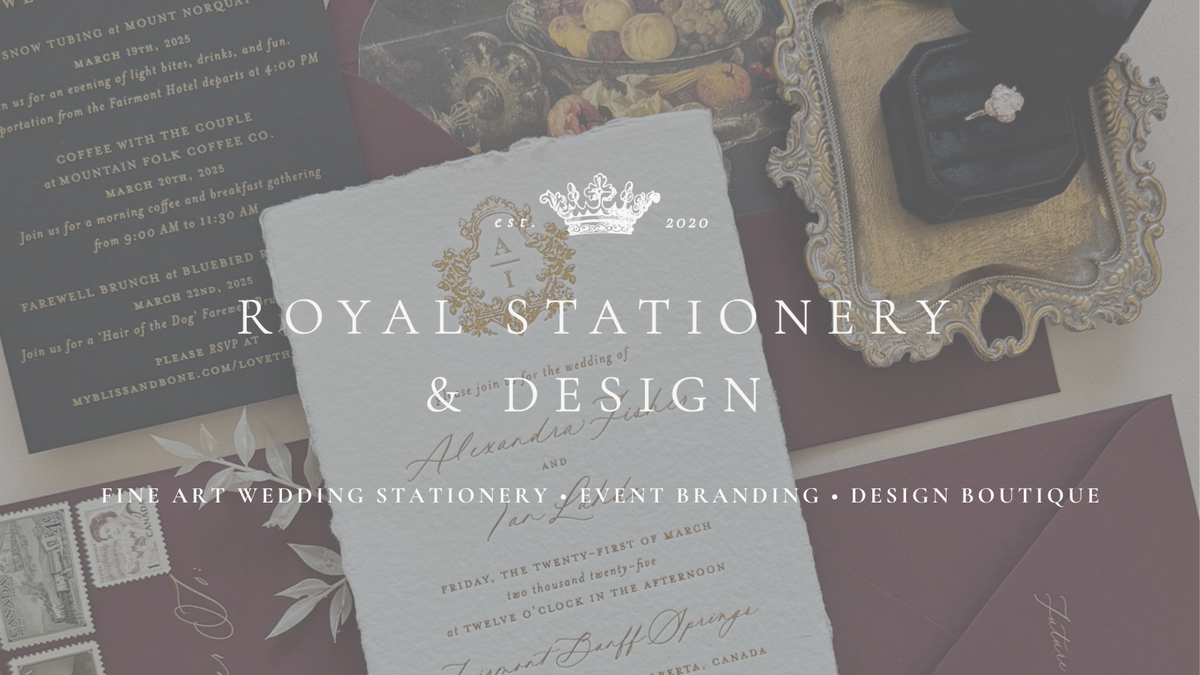 Royal Stationery &amp; Design · Fine Art Wedding Invitations in Toronto