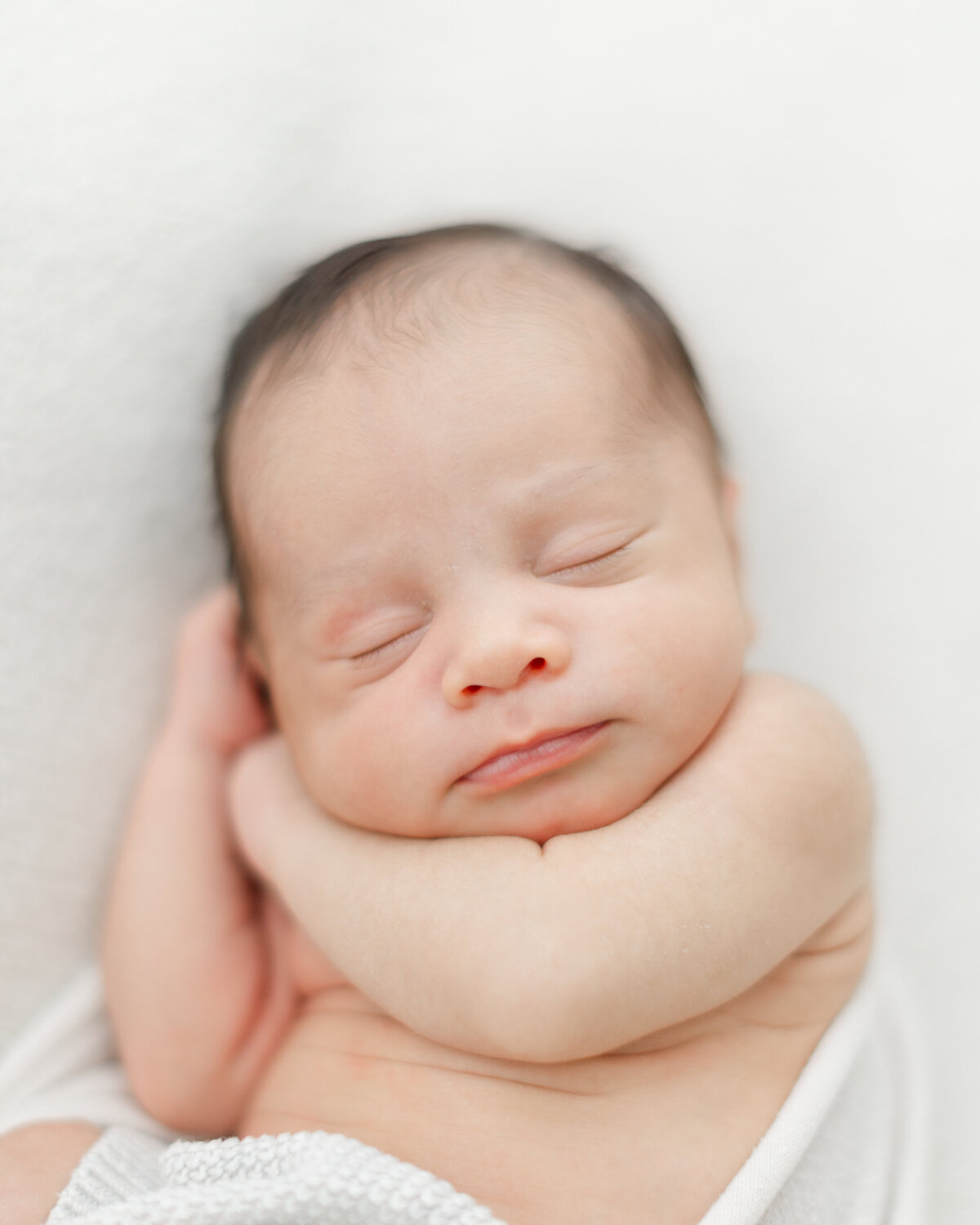 Newborn photography session with siblings at a Philadelphia photography studio - 4