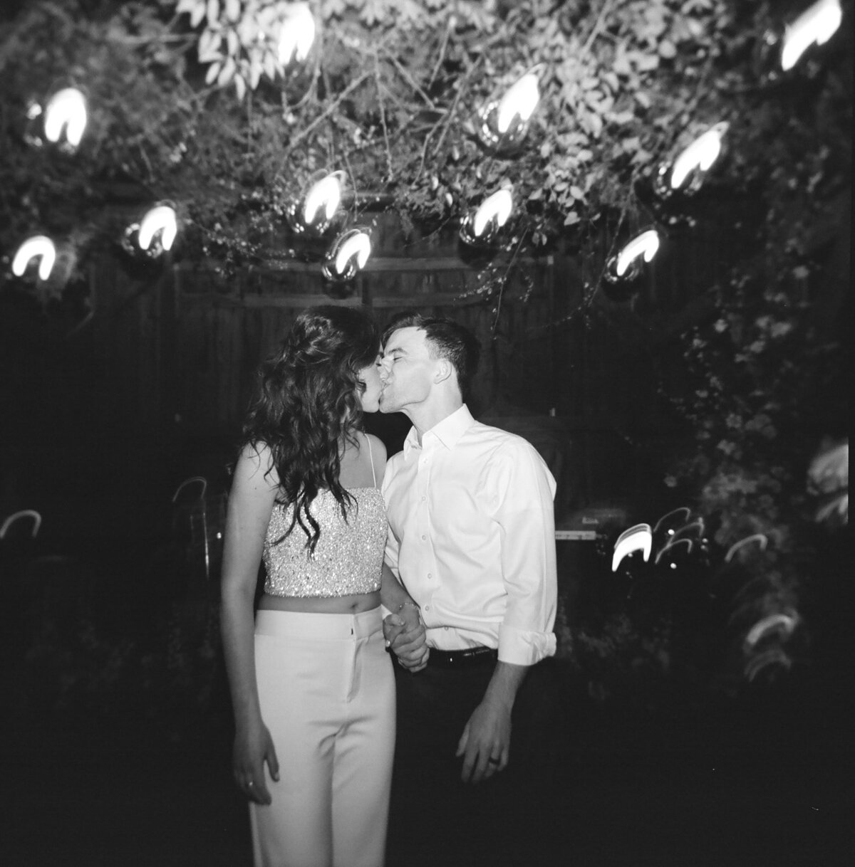 Haven Tomales Wedding Dance Floor Kiss