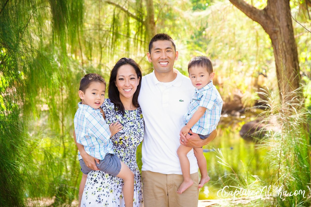 Maui Family Photography at DT Flemming Beach Park in the Morning