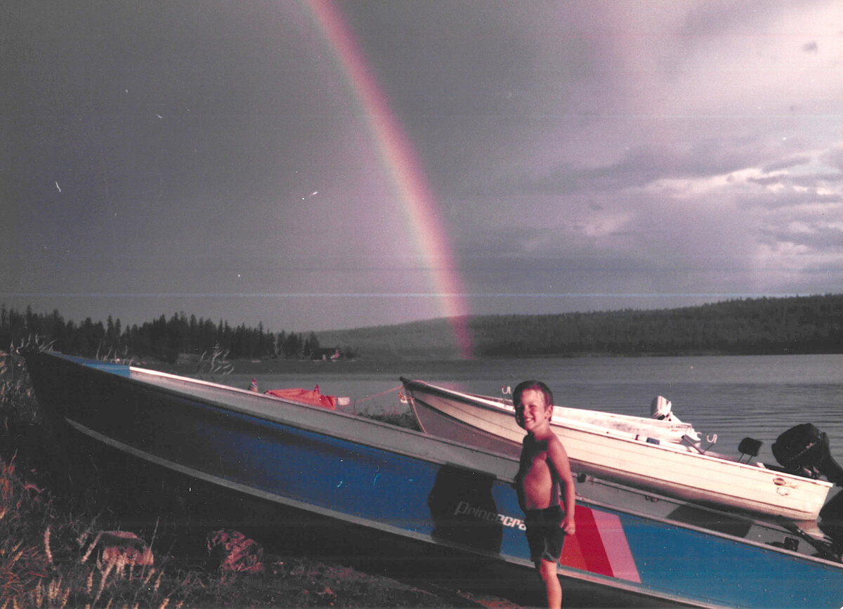 Brent Ray Fraser  With Double Rainbow - Lac La Hache 1982