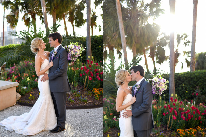 palm trees and flowers