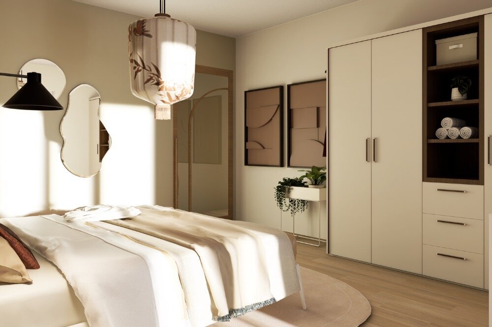 Nine Dots Interieurontwerp 3D render
